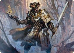 Brutal Cathar Art Card [Innistrad: Midnight Hunt Art Series] (AMID 13)