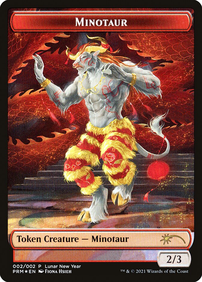 Minotaur Token [Year of the Ox 2021] (PL21 2)