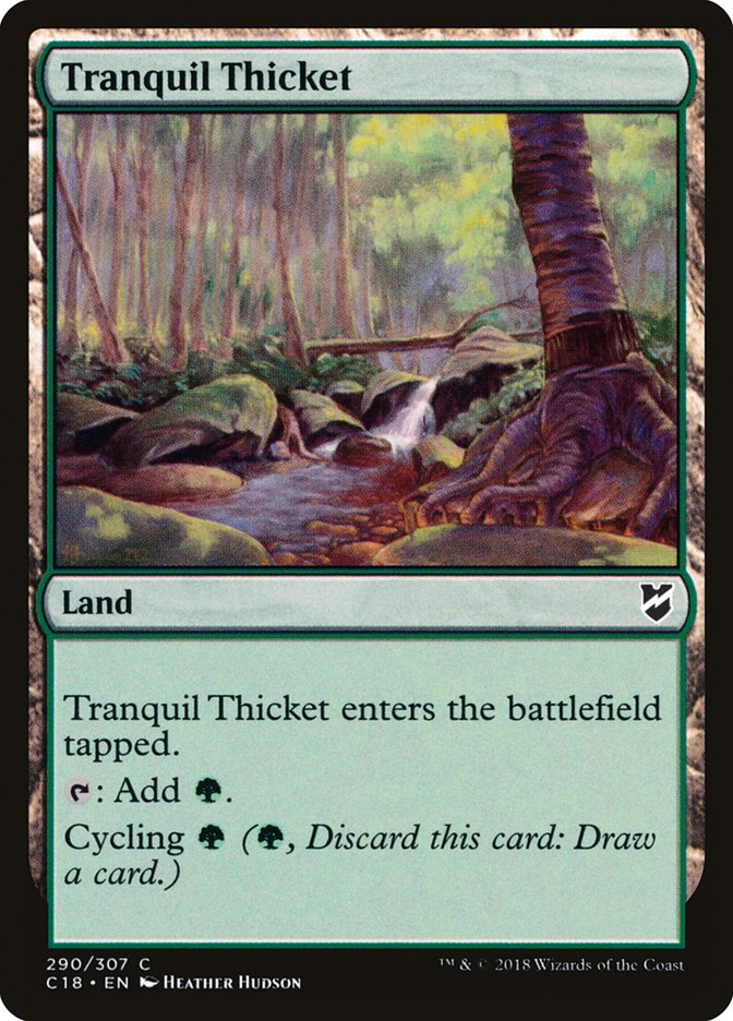 Tranquil Thicket [Commander 2018] (C18 290)