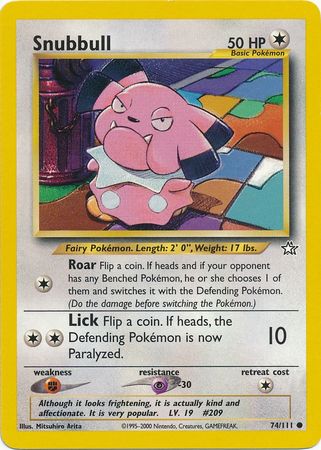 Snubbull (74/111) [Neo Genesis]