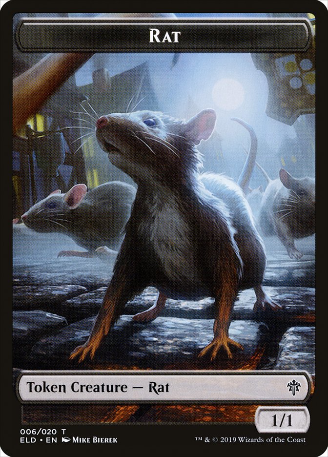 Rat [Throne of Eldraine Tokens] (TELD 6)