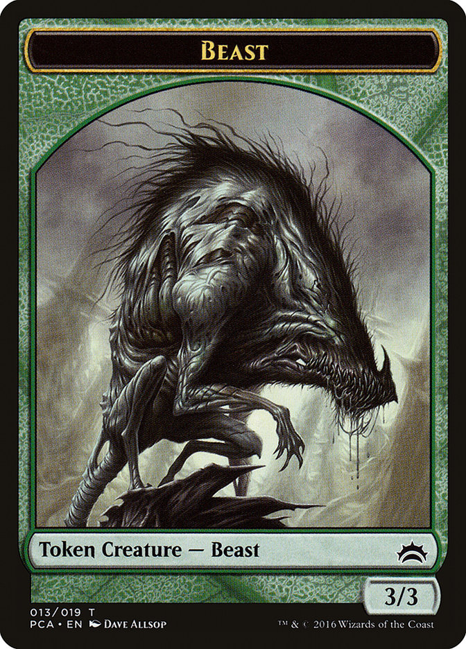 Beast [Planechase Anthology Tokens] (TPCA 13)