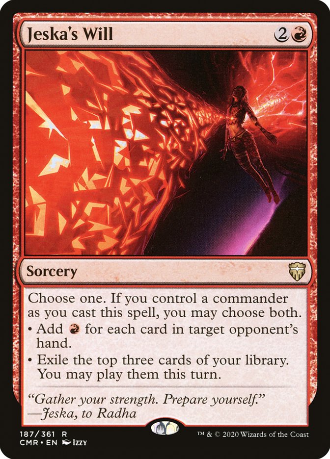 Jeska's Will [Commander Legends] (CMR 187)