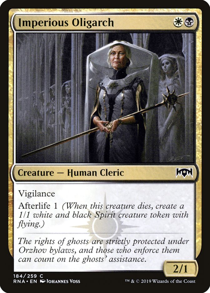 Imperious Oligarch [Ravnica Allegiance] (RNA 184)