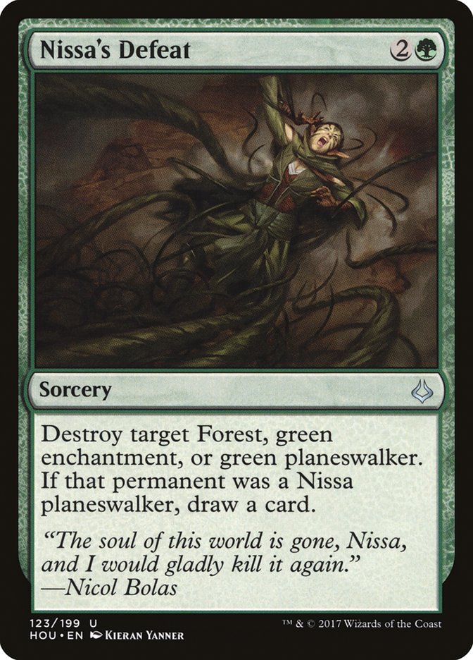 Nissa's Defeat [Hour of Devastation] (HOU 123)