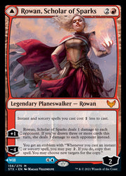 Rowan, Scholar of Sparks // Will, Scholar of Frost [Strixhaven: School of Mages] (STX 156)