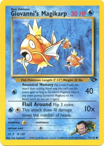 Giovanni's Magikarp (73/132) [Gym Challenge]