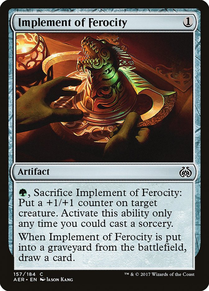 Implement of Ferocity [Aether Revolt] (AER 157)