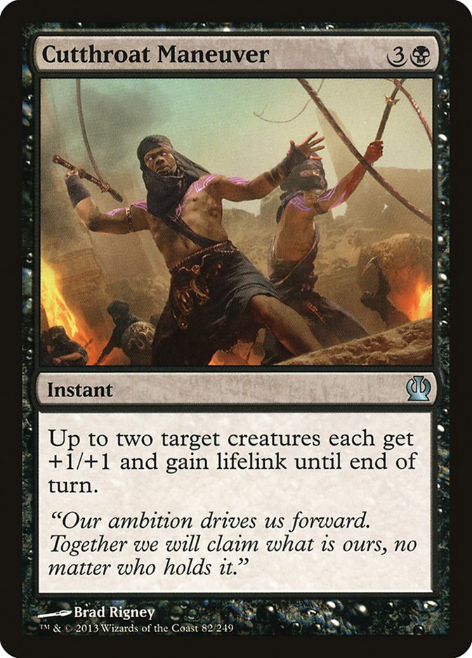 Cutthroat Maneuver [Theros] (THS 82)