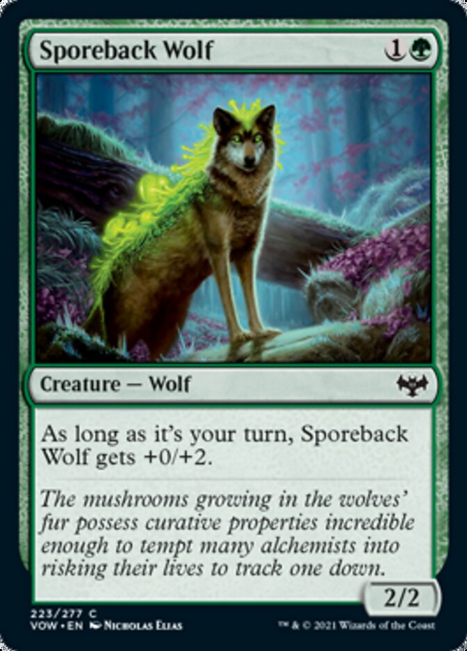 Sporeback Wolf [Innistrad: Crimson Vow] (VOW 223)