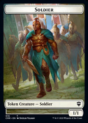 Cat // Soldier Token [Commander Legends Tokens] (TCMR 15 // 16)
