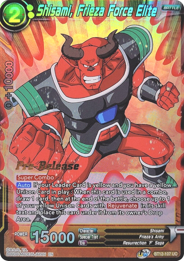 Shisami, Frieza Force Elite [BT12-107]