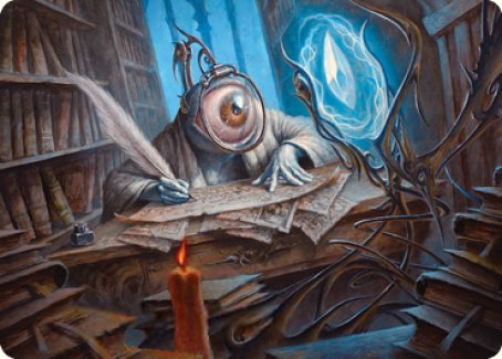 Unblinking Observer Art Card [Innistrad: Midnight Hunt Art Series] (AMID 31)