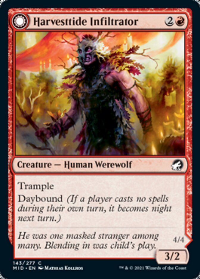 Harvesttide Infiltrator // Harvesttide Assailant [Innistrad: Midnight Hunt] (MID 143)