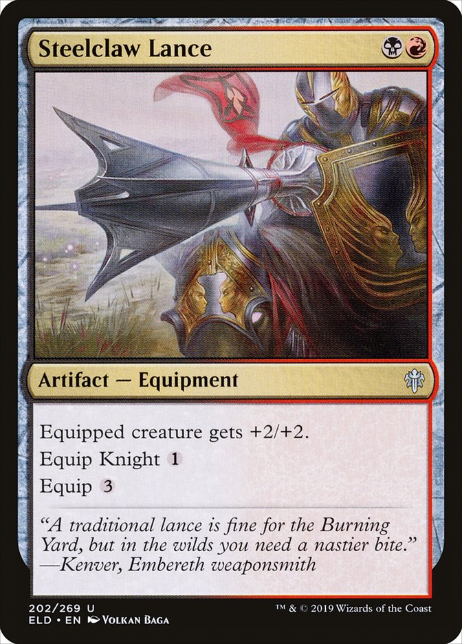 Steelclaw Lance [Throne of Eldraine] (ELD 202)