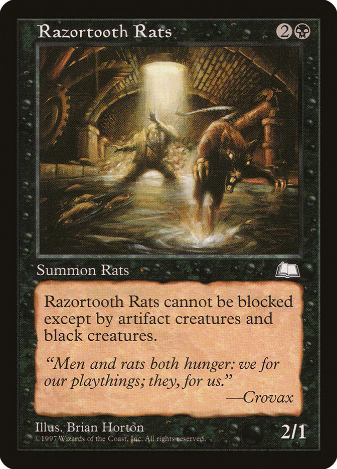 Razortooth Rats [Weatherlight] (WTH 78)