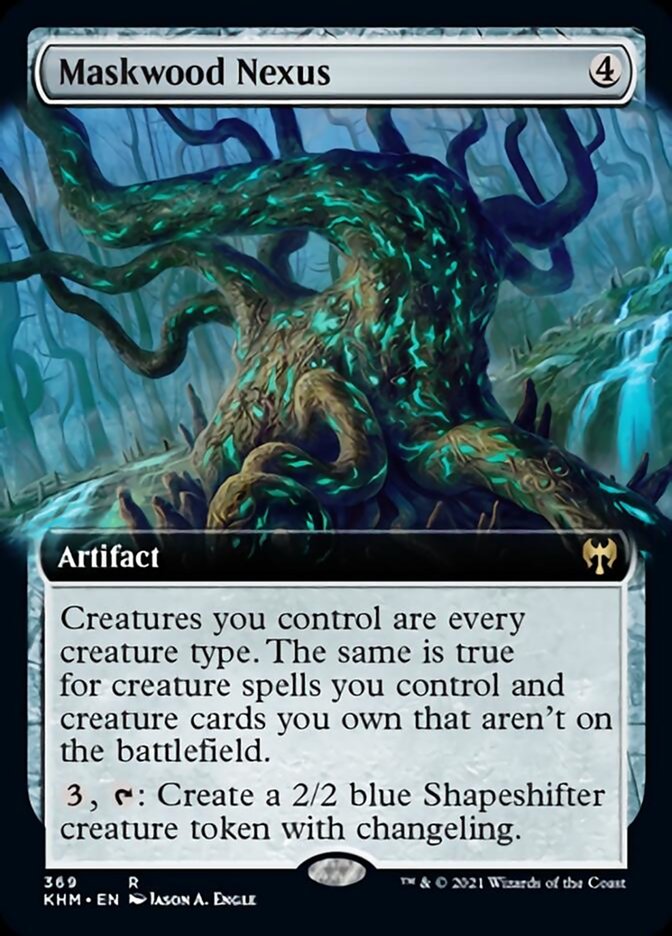 Maskwood Nexus (Extended Art) [Kaldheim] (KHM 369)