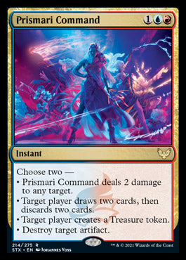 Prismari Command [Strixhaven: School of Mages] (STX 214)