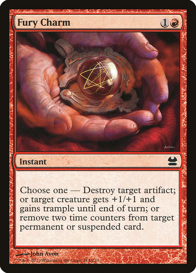 Fury Charm [Modern Masters] (MMA 114)