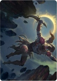 Nighthawk Scavenger Art Card [Zendikar Rising Art Series] (AZNR 58)