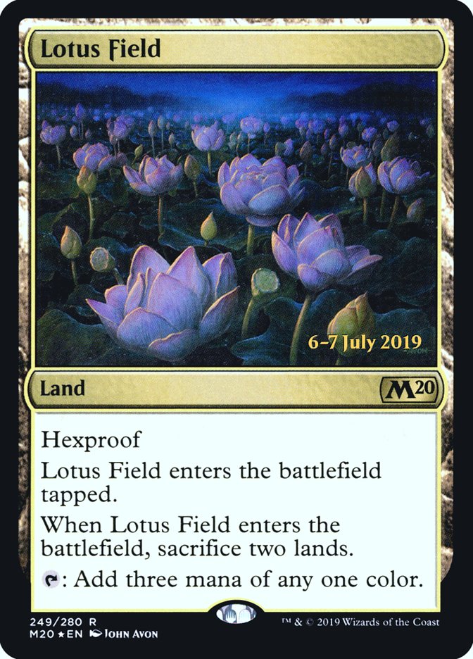 Lotus Field  [Core Set 2020 Prerelease Promos] (PM20 249S)