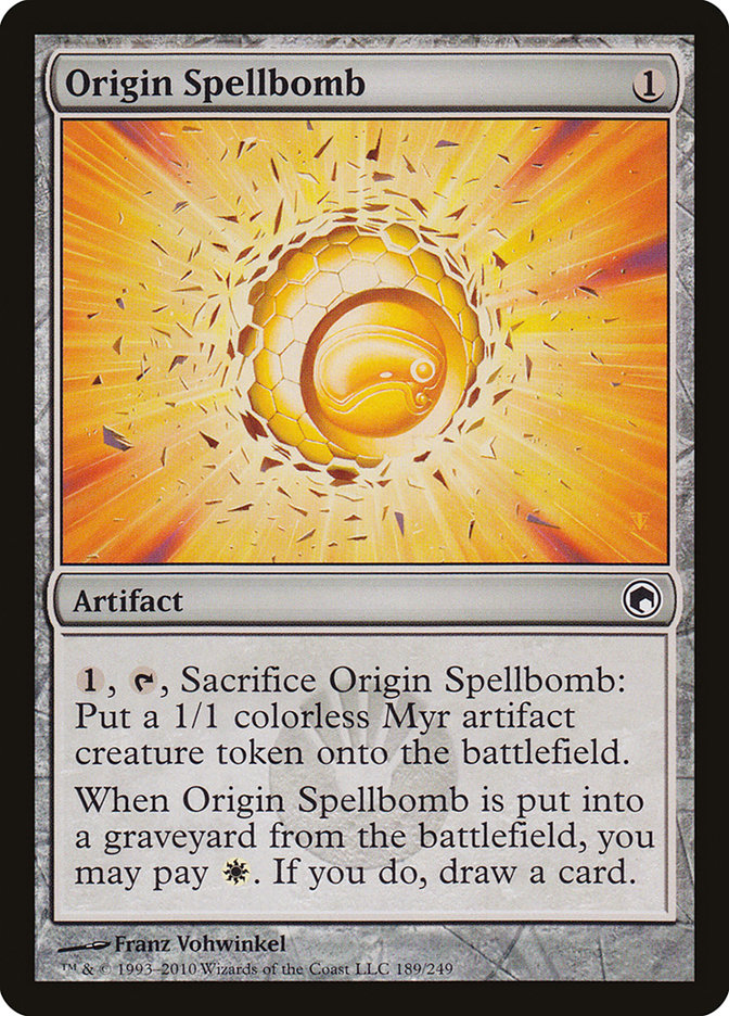 Origin Spellbomb [Scars of Mirrodin] (SOM 189)