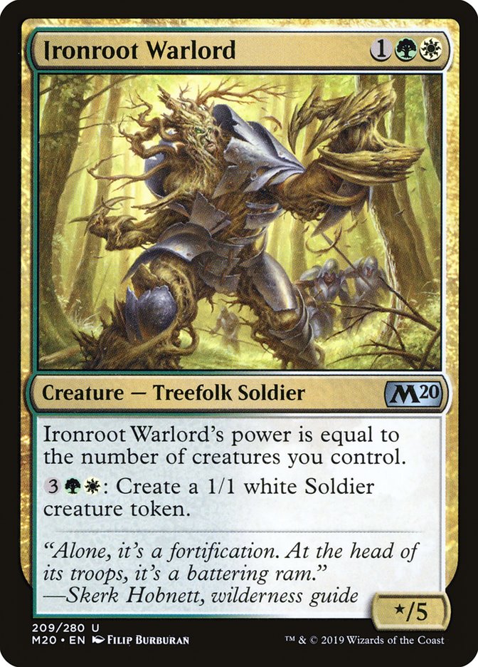 Ironroot Warlord [Core Set 2020] (M20 209)