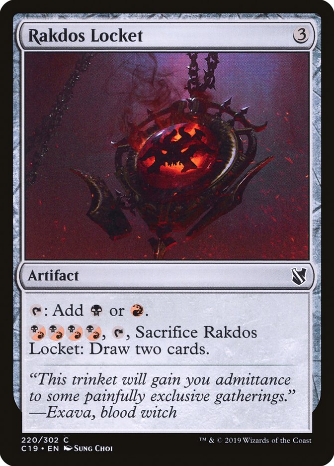 Rakdos Locket [Commander 2019] (C19 220)