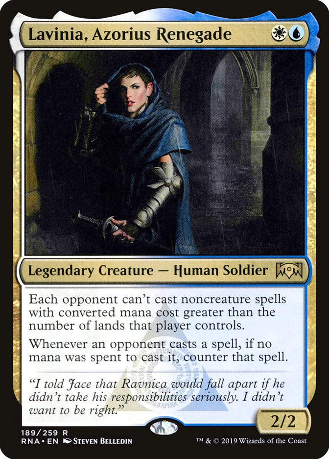 Lavinia, Azorius Renegade [Ravnica Allegiance] (RNA 189)