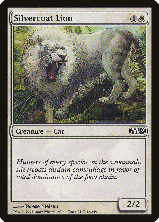 Silvercoat Lion [Magic 2010] (M10 32)