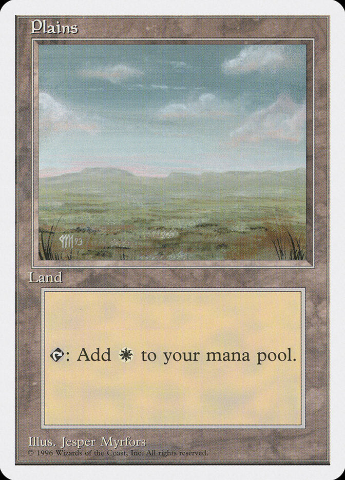 Plains (Signature on Bottom Left) [Introductory Two-Player Set] (ITP 55)