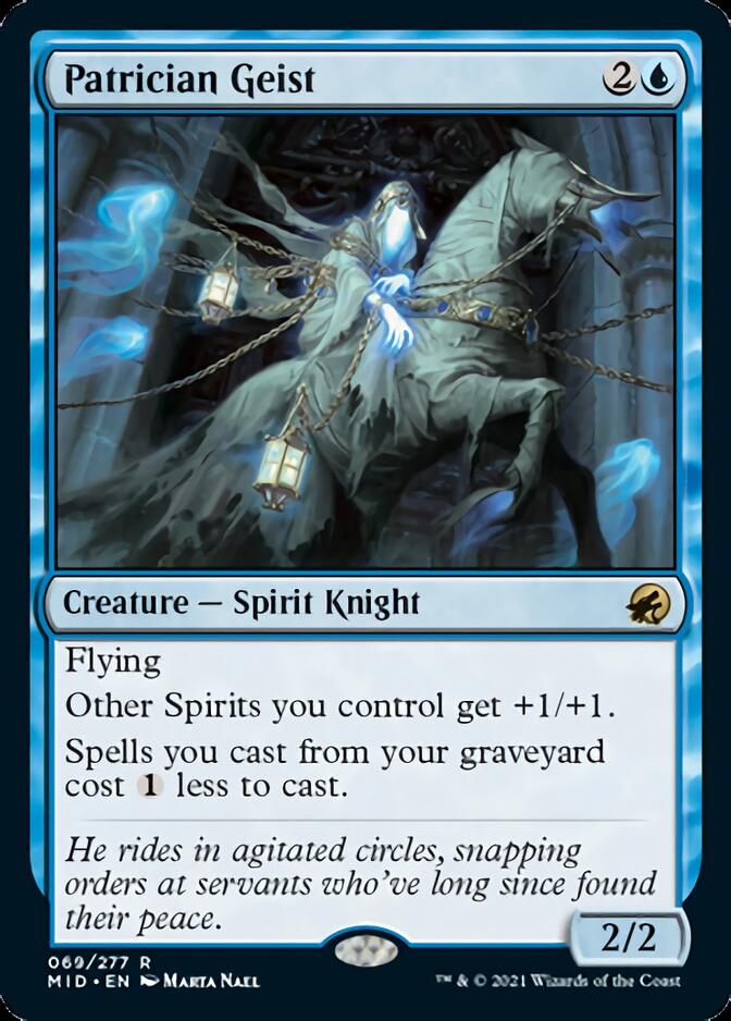 Patrician Geist [Innistrad: Midnight Hunt] (MID 69)
