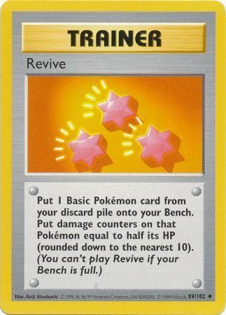 Revive (89/102) [Base Set (Shadowless)]