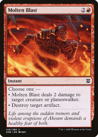 Molten Blast [Zendikar Rising] (ZNR 149)