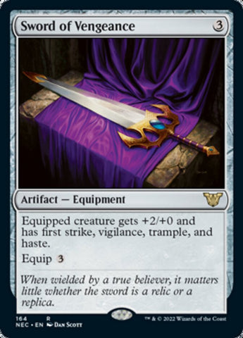 Sword of Vengeance [Kamigawa: Neon Dynasty Commander] (NEC 164)