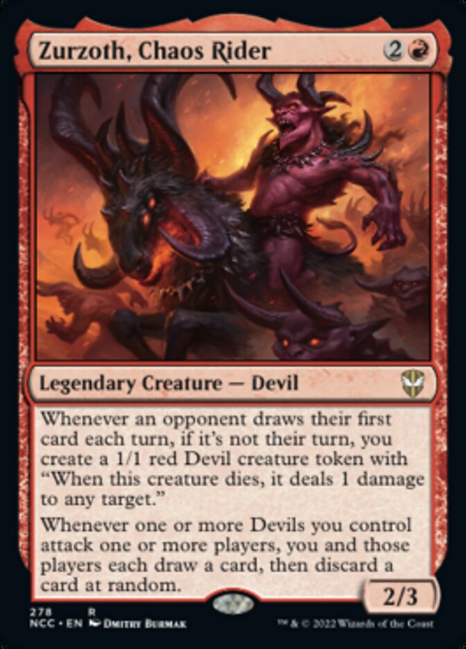 Zurzoth, Chaos Rider [Streets of New Capenna Commander] (NCC 278)