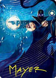 Negate Art Card (Gold-Stamped Signature) [Strixhaven: School of Mages Art Series] (ASTX 67)
