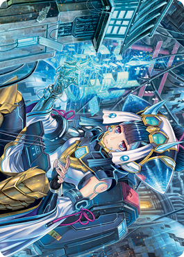 Covert Technician Art Card [Kamigawa: Neon Dynasty Art Series] (ANEO 51)