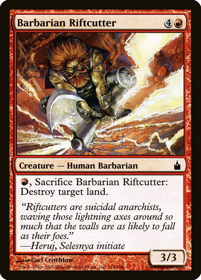 Barbarian Riftcutter [Ravnica: City of Guilds] (RAV 114)