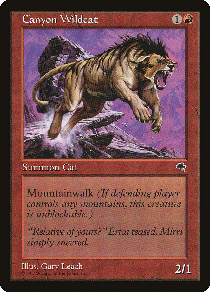 Canyon Wildcat [Tempest] (TMP 167)
