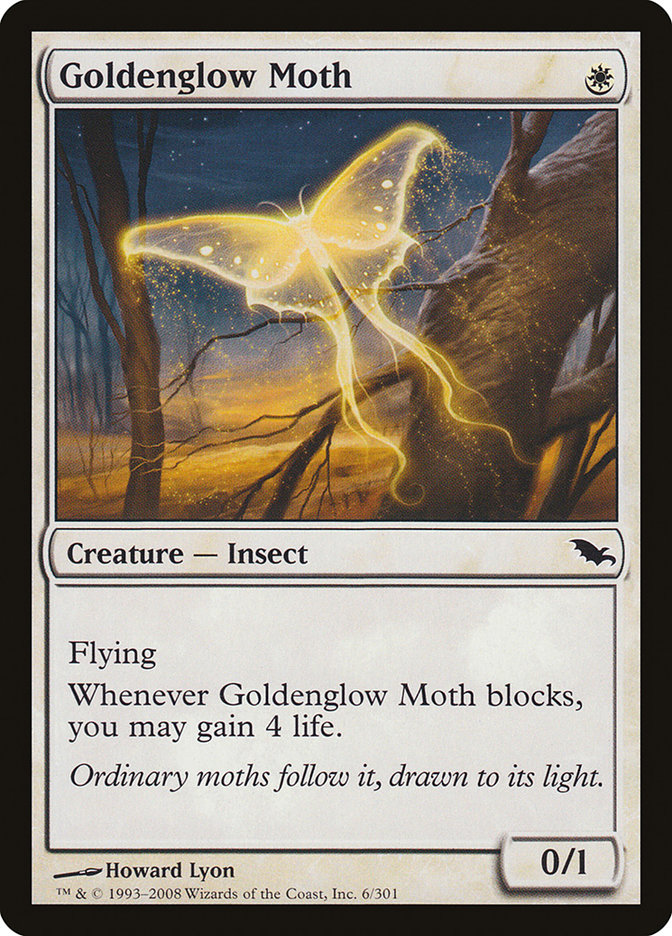 Goldenglow Moth [Shadowmoor] (SHM 6)