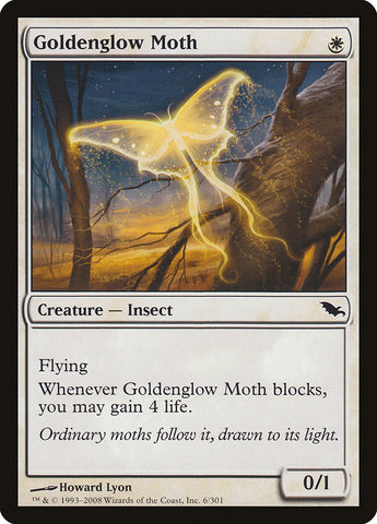 Goldenglow Moth [Shadowmoor] (SHM 6)