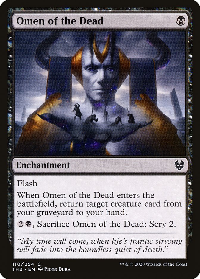 Omen of the Dead [Theros Beyond Death] (THB 110)