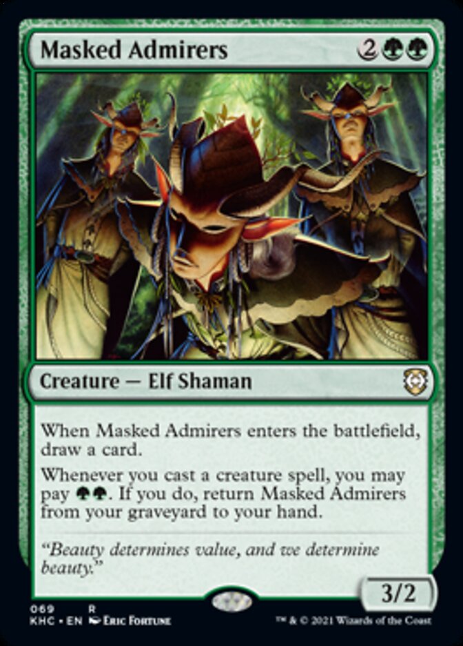 Masked Admirers [Kaldheim Commander] (KHC 69)