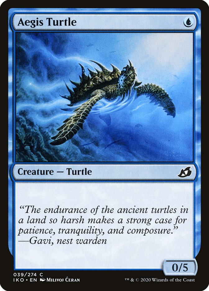 Aegis Turtle [Ikoria: Lair of Behemoths] (IKO 39)