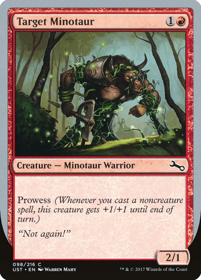 Target Minotaur [Unstable] (UST 98D)