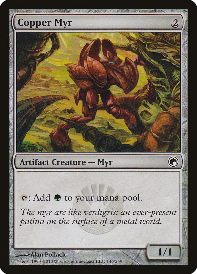 Copper Myr [Scars of Mirrodin] (SOM 146)