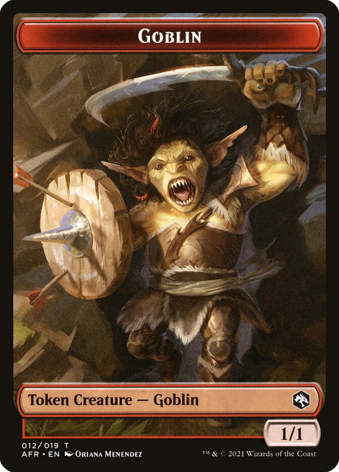 Clue // Goblin Double-sided Token [Dungeons & Dragons: Adventures in the Forgotten Realms Commander Tokens] (TAFC 10)
