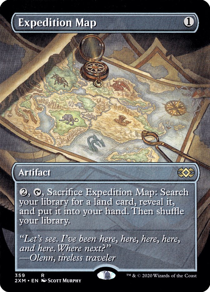 Expedition Map (Borderless) [Double Masters] (2XM 359)