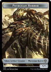 Phyrexian Wurm // Phyrexian Horror Double-Sided Token [Phyrexia: All Will Be One Commander]